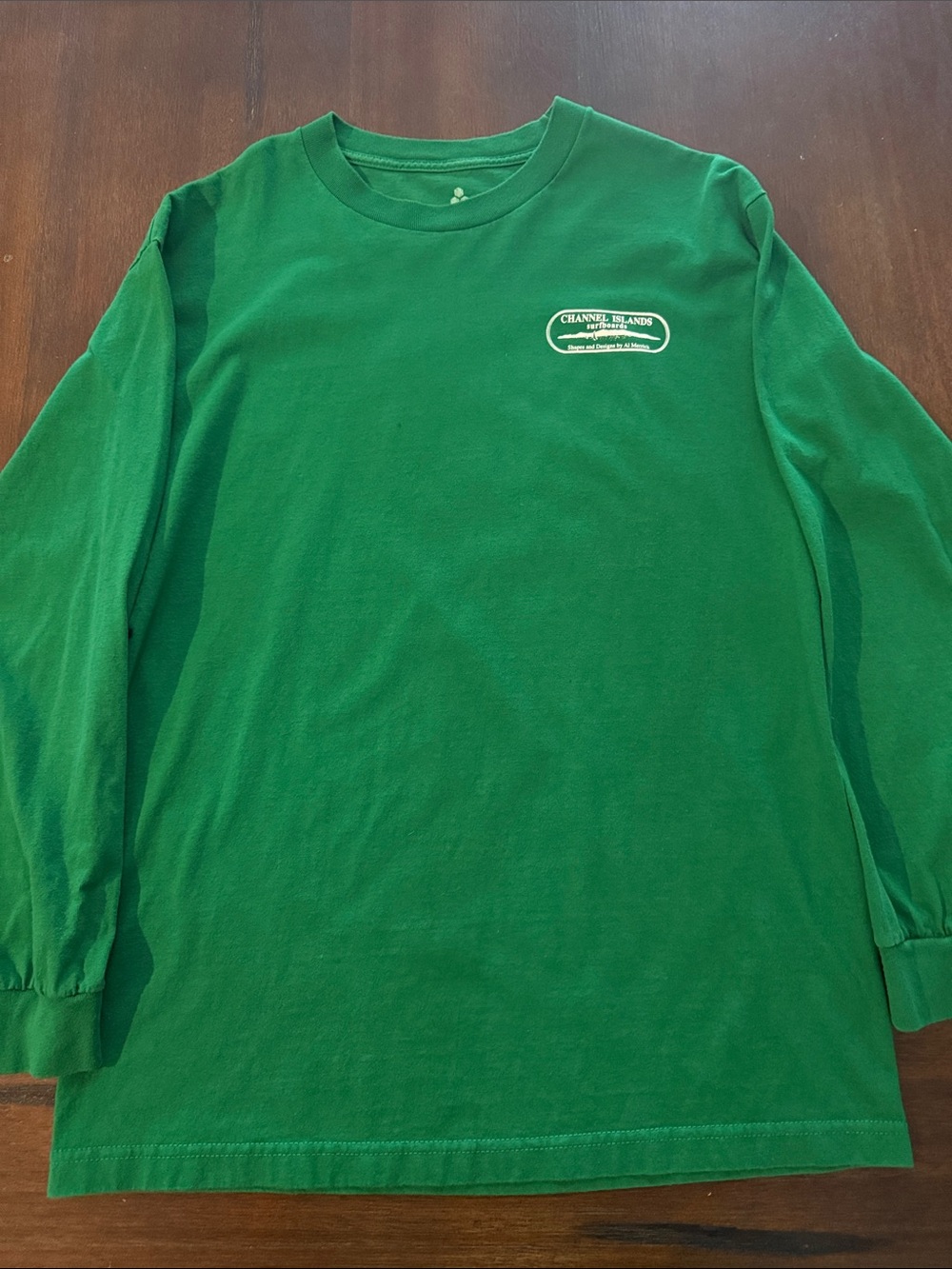 Channel Islands Green Long Sleeve Graphic Tee Large